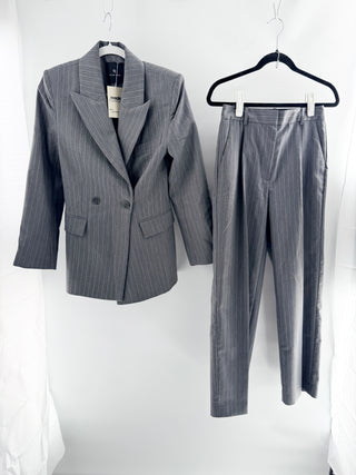 Anine Bing pinstriped set blazer and pants, blazer XS / bottom 4