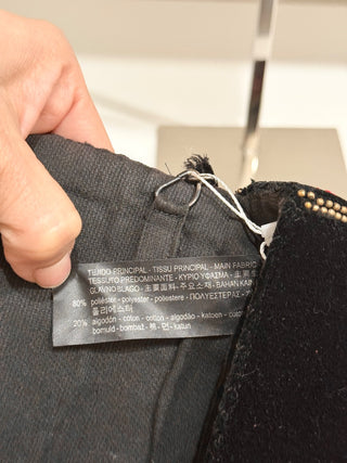 Zara sequin embellished fabric bag