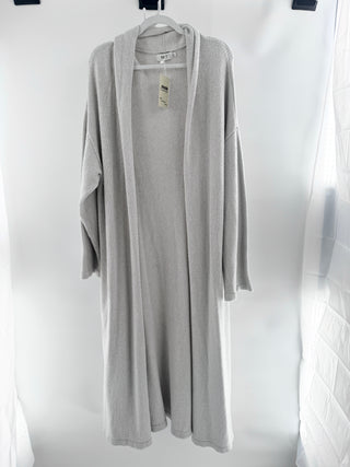 Set open long knit cardigan, L/XL