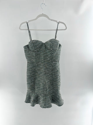 Lovers and Friends sleeveless ruffle hem mini dress, S