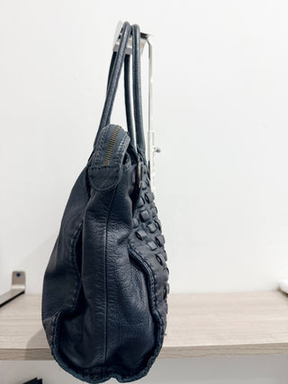 Liebeskind Berlin braided computer leather bag