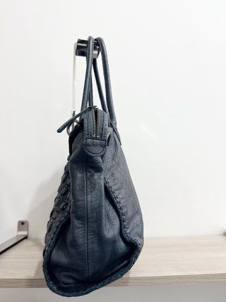 Liebeskind Berlin braided computer leather bag
