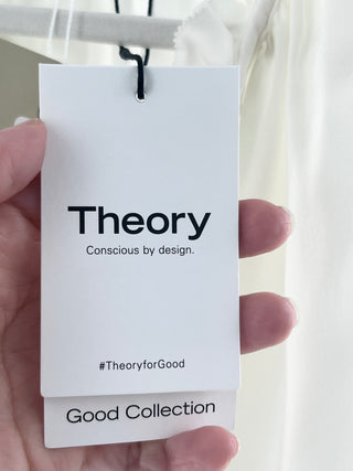Theory 100% silk top sleeveless, L