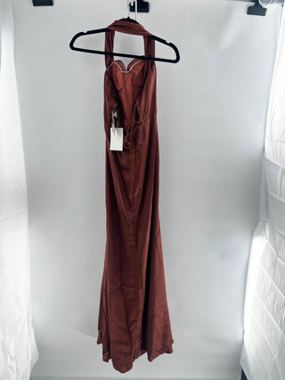 Oh Hello satin long dress, M