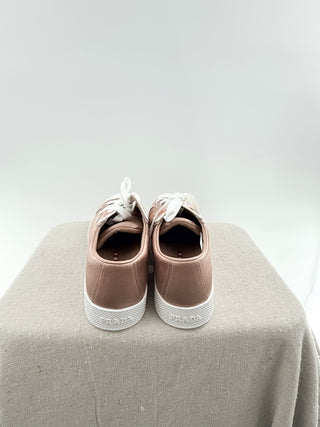 Prada satin low top sneakers, 39