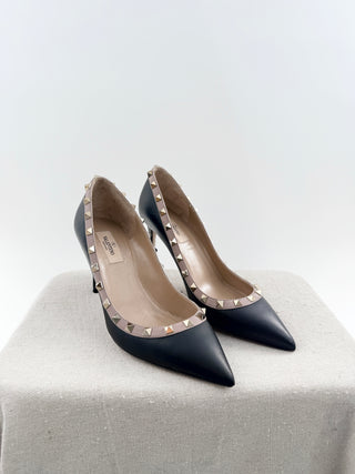 Valentino rockstud leather pumps, 39