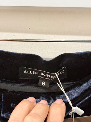 Allen Schwartz wide leg velvet pants, 8