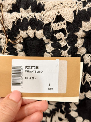 Dixie crochet set duster coat and pants, top M / pants L