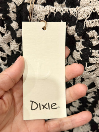 Dixie crochet set duster coat and pants, top M / pants L