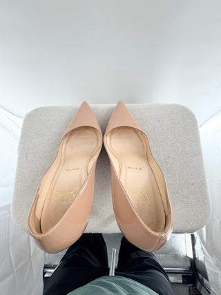 Christian Louboutin patent leather platform heels, 37.5