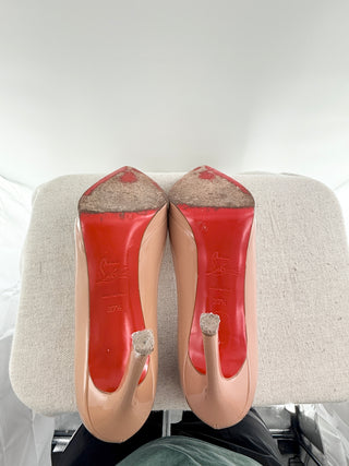 Christian Louboutin patent leather platform heels, 37.5