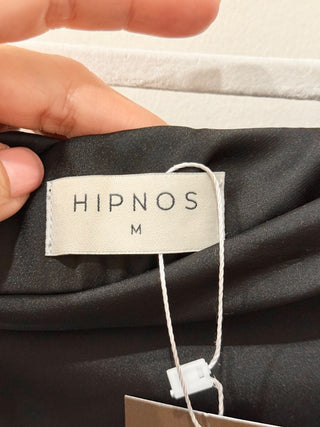 Hipnos strapless knot tie satin dress, <M