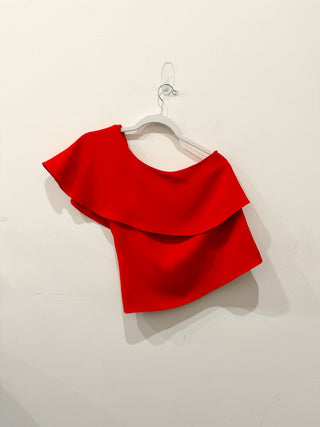 Sachin & Babi one shoulder ruffle top, S