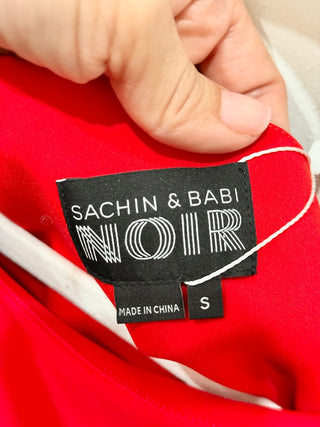 Sachin & Babi one shoulder ruffle top, S