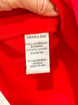 Sachin & Babi one shoulder ruffle top, S