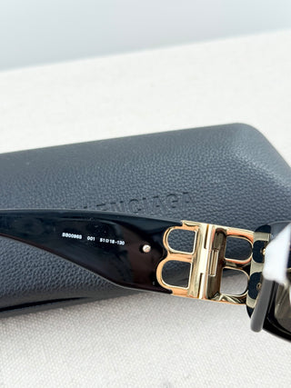 Balenciaga BB 0096 rectangular sunglasses with BB logo