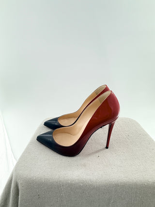 Christian Louboutin patent leather ombre heels, 37.5