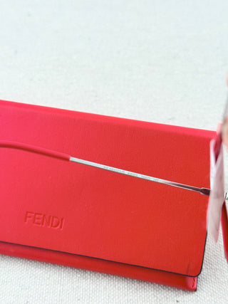 Fendi metal sunglasses with logo lens FF M 0021 S