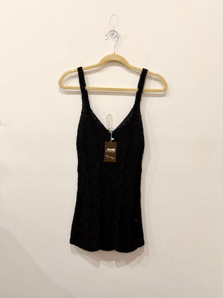 L Space crochet short dress, M