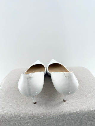 Jimmy Choo patent leather pointy pumps low heel, 39.5