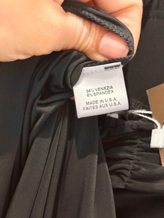 MISA halterneck midi dress, M