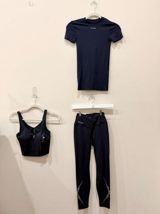 Veynd 3 piece set: leggings, tee and tank top, XS