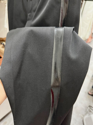 Helmut Lang tuxedo stripe straight pants, 6