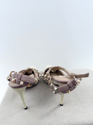 Valentino patent leather rockstud heels, 37.5