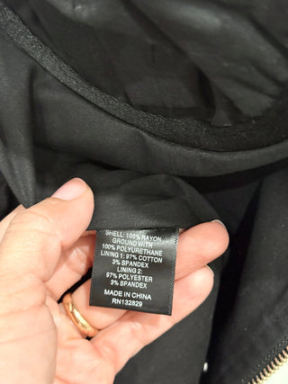 NBD faux leather corset top, S