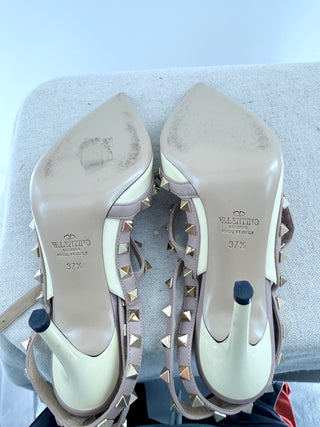 Valentino patent leather rockstud heels, 37.5