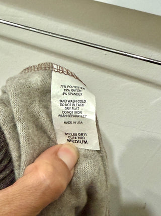 NWT Enti High Rise Star Print Straight Leg Lounge Sweatpant Charcoal Women's M