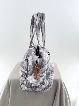 MZ wallace nylon jimmy travel tote bag camo