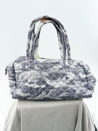 MZ wallace nylon jimmy travel tote bag camo