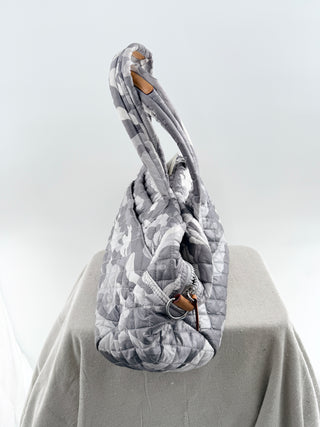 MZ wallace nylon jimmy travel tote bag camo