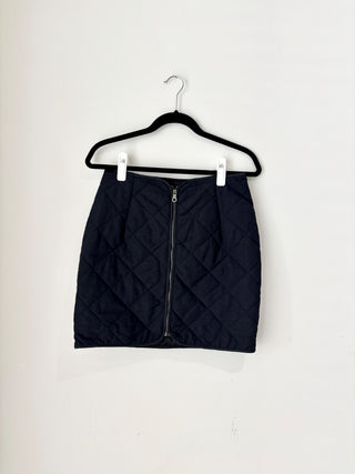 Ba&Sh black quilted mini skirt NWT, 2