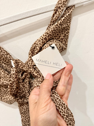 Maheli Heli animal print bikini set, top M / bottom S