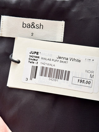 Ba&Sh black quilted mini skirt NWT, 2