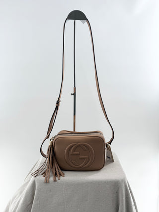 Gucci pebbled calfskin small soho disco bag