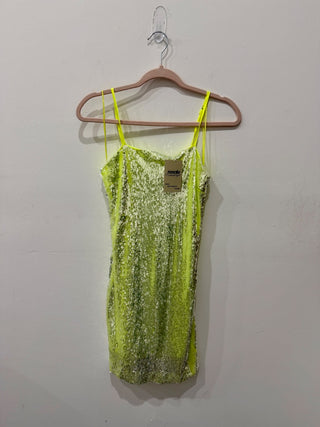 Endless rose sleeveless mini dress with sequins, XS