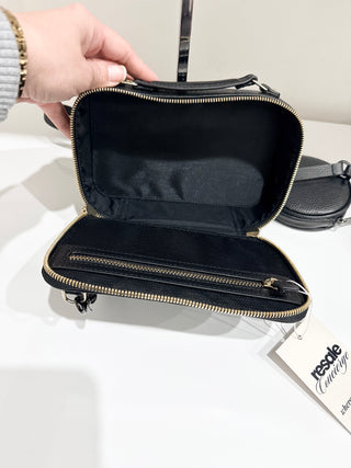Bandolier cross body bag with coin pouch