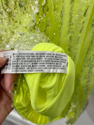 Endless rose sleeveless mini dress with sequins, XS