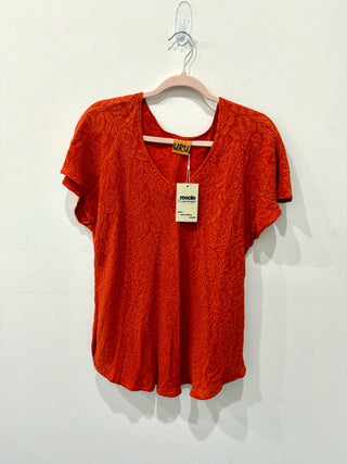 Uru textured silk top, 2 / M