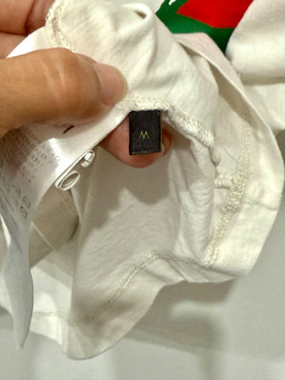 Gucci white tee with graphics, M