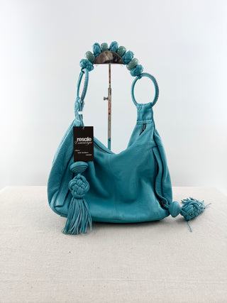 Shanghai Tang leather shoulder bag
