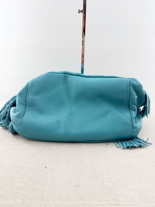 Shanghai Tang leather shoulder bag