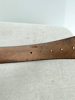 Gucci men GG belt with GG print, 85 / 34