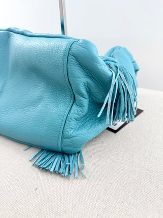 Shanghai Tang leather shoulder bag