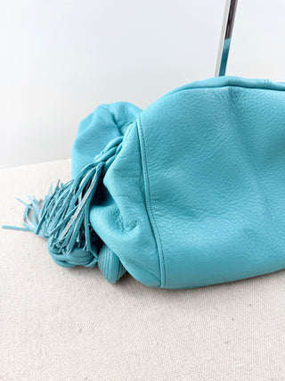 Shanghai Tang leather shoulder bag