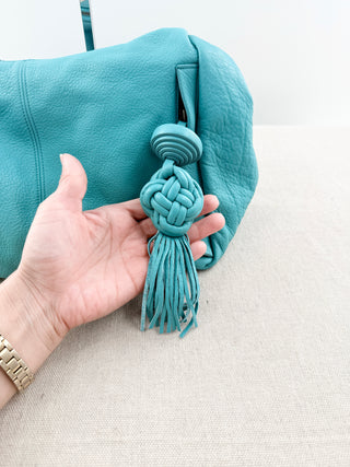 Shanghai Tang leather shoulder bag