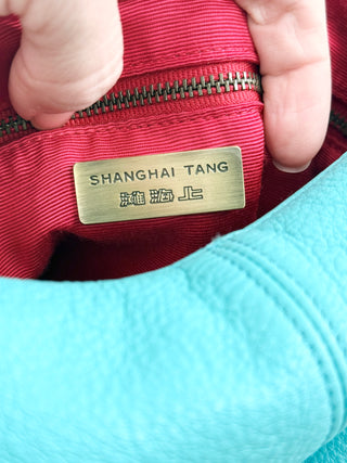 Shanghai Tang leather shoulder bag